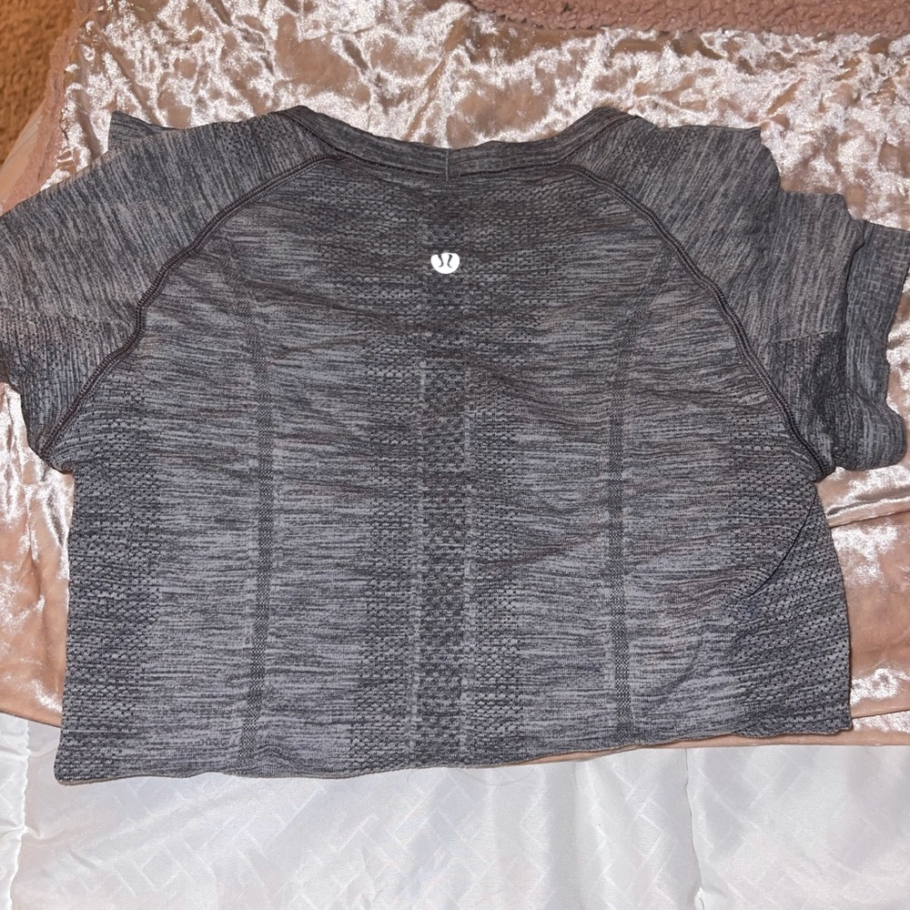 lululemon grey swiftly tech top